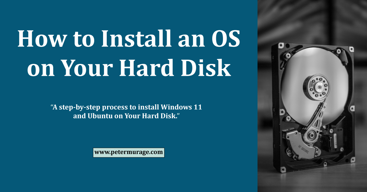 How to Install an Operating System on Your Hard Disk