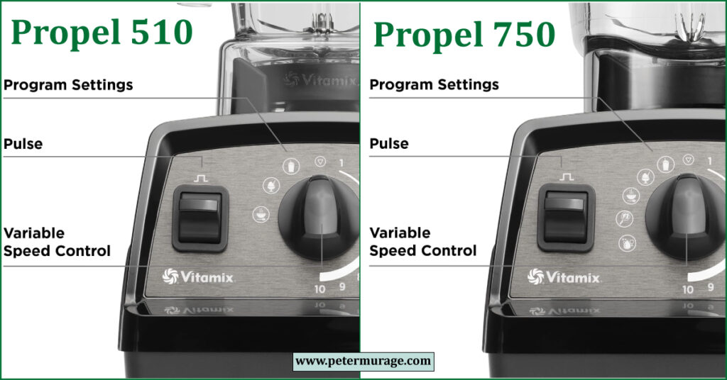 Vitamix Propel 510 vs 750 Comparison