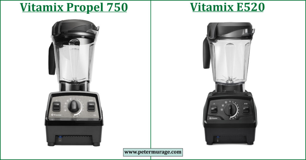 Vitamix Propel 750 vs E520 Comparison
